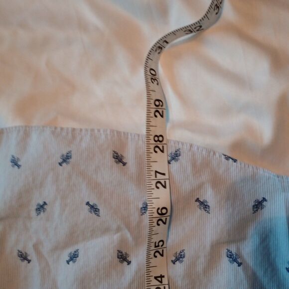 Tommy Hilfiger Men's L/S Button Up Slim Fit Shirt L 16 34/35 Lobster Print - Picture 3 of 7